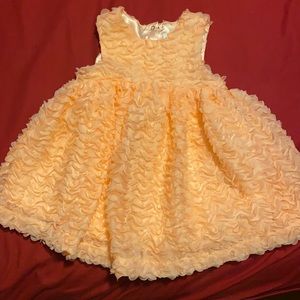 Cat and jack dress peach color